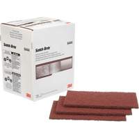 Scotch-Brite Extra-Duty Hand Pad, Aluminum Oxide, 9" x 6", Fine Grit Mukwa Safety Services