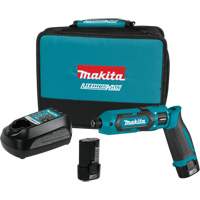 Impact Driver Kit, 1/4", 220 in-lbs Max. Torque, 7.2 V, Lithium-Ion Mukwa Safety Services