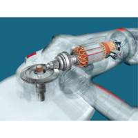 Grande meule angulaire &agrave; haute performance, 9", 120 V, 15 A, 6500 Tr/min Mukwa Safety Services
