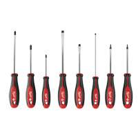 Screwdriver Set with Square Drive, 8 Pcs., Magnetic Mukwa Safety Services