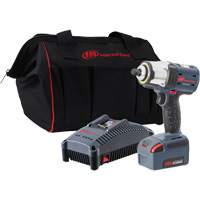 IQv20 Compact Cordless Impact Wrench Kit, 20 V, 1/2" Socket Mukwa Safety Services