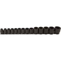 Socket Set, 14 Pcs, Impact, 1/2" Drive Size Mukwa Safety Services