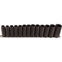Long Socket Set, 13 Pcs, Impact, 1/2" Drive Size, Deep Mukwa Safety Services