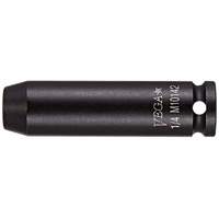 Socket, Impact, 1/4", 1/4" Drive, 6 Points, Deep Mukwa Safety Services