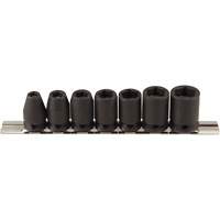 Magnetic Socket Set, 7 Pcs, Impact, 3/8" Drive Size Mukwa Safety Services