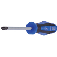 Phillips Screwdriver, #0, 5-3/8" L, Cushion Grip Handle Mukwa Safety Services