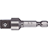 Adaptateur et rallonge, 1/4" Prise, Dimension m&acirc;le 3/8", Sph&eacute;rique, 2" lo Mukwa Safety Services