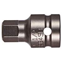 Socket Bit, Hex, 6 mm x 1-1/2" L, 1/2" Drive Mukwa Safety Services