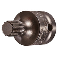 Embout &agrave; ins&eacute;rer, Triple carr&eacute;, 6 x 1-1/2" lo, Prise 1/2" Mukwa Safety Services