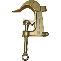 Pince de mise &agrave; la terre &agrave; t&ecirc;te en C en bronze, Capacit&eacute; de 2-7/8" (73 mm) Mukwa Safety Services
