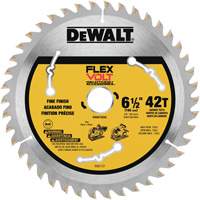 Lame TrackSaw FlexVolt, 6-1/2", 42 dents, Pour Bois Mukwa Safety Services