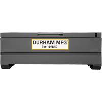 Jobsite Storage Box, 60" x 24" x 22-3/4", Steel, Grey Mukwa Safety Services