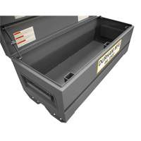Jobsite Storage Box, 60" x 24" x 22-3/4", Steel, Grey Mukwa Safety Services