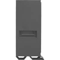 Jobsite Storage Shelving Cabinet, Steel, 47.5 Cubic Feet, Grey Mukwa Safety Services