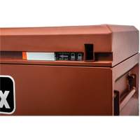 Site-Vault Chest, 30" x 20" x 19-3/4", Steel, Orange Mukwa Safety Services