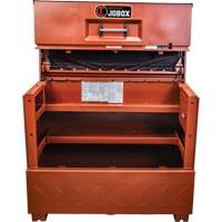 Coffre de style piano avec panneau frontal ouvrant Site-Vault, 60" la x 31" p x 51" h, Orange Mukwa Safety Services