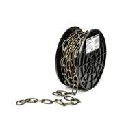 Decorator Chain, Carbon Steel, #10 x 40' (12.2 m) L, 35 lbs. (0.0175 tons) Load Capacity Mukwa Safety Services