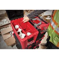 Coffre &agrave; outils compact Packout, 10" x 16-1/5" x 13", Noir/Rouge Mukwa Safety Services