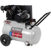 Air Compressor, Electric, 20 Gal. (24 US Gal), 150 PSI, 120/1/240/1 V Mukwa Safety Services