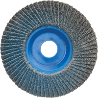 BlueFire R884P Coarse Grit Flap Disc, 5" x 7/8", Type 27, 60 Grit, Zirconia Alumina Mukwa Safety Services