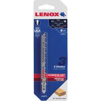 Clean Cutting Wood Jigsaw Blade, Bi-Metal, T-Shank, 4" L, 6 TPI Mukwa Safety Services