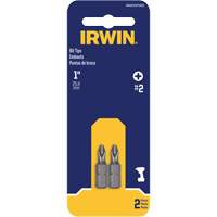 Insert Bits, Phillips, #2, 1/4" Drive Mukwa Safety Services