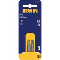 Insert Bits, Phillips, #3, 1/4" Drive Mukwa Safety Services