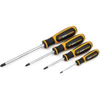 Pozidriv&reg; Dual Material Screwdriver Set, 4 Pcs. Mukwa Safety Services