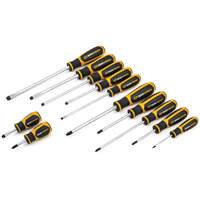 Phillips&reg;/Slotted Dual Material Screwdriver Set, 12 Pcs. Mukwa Safety Services