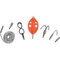 Jeu d'accessoires d'accrochage pour ruban de tirage Mukwa Safety Services