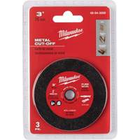 Meule de tronçonnage des m&eacute;taux, 3" x 0,04", Arbre 3/8" Mukwa Safety Services