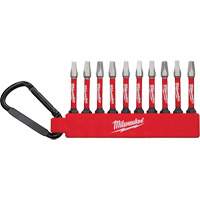 Shockwave Impact Driver Bit Set, Square, #2, 1/4" Drive Mukwa Safety Services