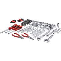 Jeu doutils m&eacute;triques/SAE de qualit&eacute; professionnelle &agrave; 6 pans et &agrave; prise 3/8" et 1/4" Mukwa Safety Services