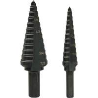 Step Bit Set, 1/8"/3/16" - 1/2"/7/8"  Mukwa Safety Services