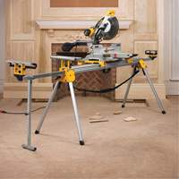 Double Bevel Sliding Compound Mitre Saw with Stand Mukwa Safety Services