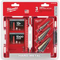 Step Drill Bit Set, 3 Pieces, High Speed Cobalt Mukwa Safety Services