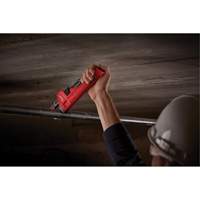 Cheater Adaptable Pipe Wrench, 2-1/2" Jaw Capacity, 18"/24"/10" Long, Powder Coated Finish, Ergonomic Handle Mukwa Safety Services