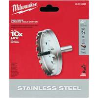 Scies-cloches au carbure monobloc, 4", Profondeur de la coupe de 3/16" Mukwa Safety Services