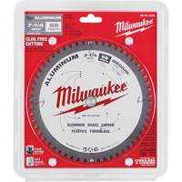 Lame de scie circulaire pour la coupe d'aluminium, 7-1/4", 56 dents, Pour Plastique/Fibre de verre/Non ferre Mukwa Safety Services
