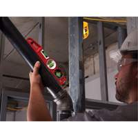 Niveau torpille moul&eacute; sous pression verrouillable avec fiole 360 degr&eacute;s, 10" lo, Aluminium, 3 fioles, Magn&eacute;tique Mukwa Safety Services