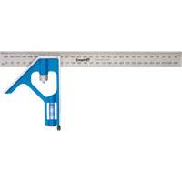 True Blue&reg; Combination Square, 12" L, Stainless Steel, Plain Mukwa Safety Services