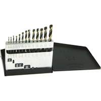 Drillco&reg; Metric Jobber Length Drill Bit Set, 13 Pieces, High Speed Steel Mukwa Safety Services
