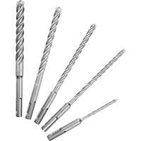 MX4 4-Cutter Rotary Hammer Drill Bit Kit, 5 Pieces, Carbide Mukwa Safety Services