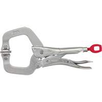 Torque Lock Locking Pliers with Swivel Jaws, 6" Length, C-Clamp Mukwa Safety Services