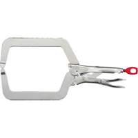 Torque Lock Locking Pliers with Deep Jaws, 9" Length, C-Clamp Mukwa Safety Services