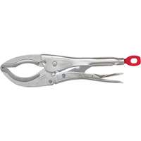 Torque Lock Locking Pliers with Large Jaws, 12" Length, Curved Jaw Mukwa Safety Services