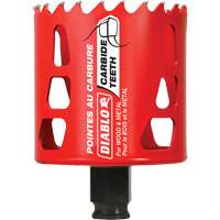 Scie cloche pour bois et m&eacute;tal, 2-5/8", Profondeur de la coupe 2-3/8", Carbure Mukwa Safety Services