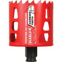 Scie cloche pour bois et m&eacute;tal, 2-11/16", Profondeur de la coupe 2-3/8", Carbure Mukwa Safety Services