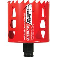 Scie cloche pour bois et m&eacute;tal, 2-3/4", Profondeur de la coupe 2-3/8", Carbure Mukwa Safety Services