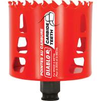Scie cloche pour bois et m&eacute;tal, 3-1/8", Profondeur de la coupe 2-3/8", Carbure Mukwa Safety Services
